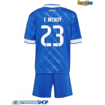 Maglie da calcio Real Madrid Ferland Mendy #23 Terza Maglia Bambino 2025-26 Manica Corta + Pantaloni corti)